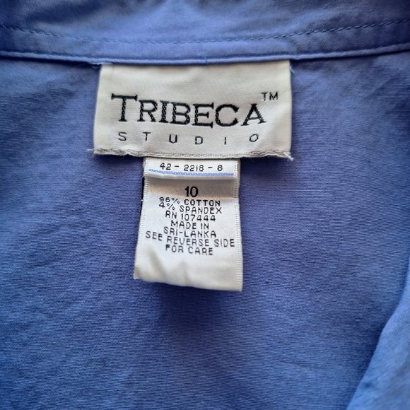 Vintage Tribeca Long Sleeve Button Up Top - Picture 5 of 5